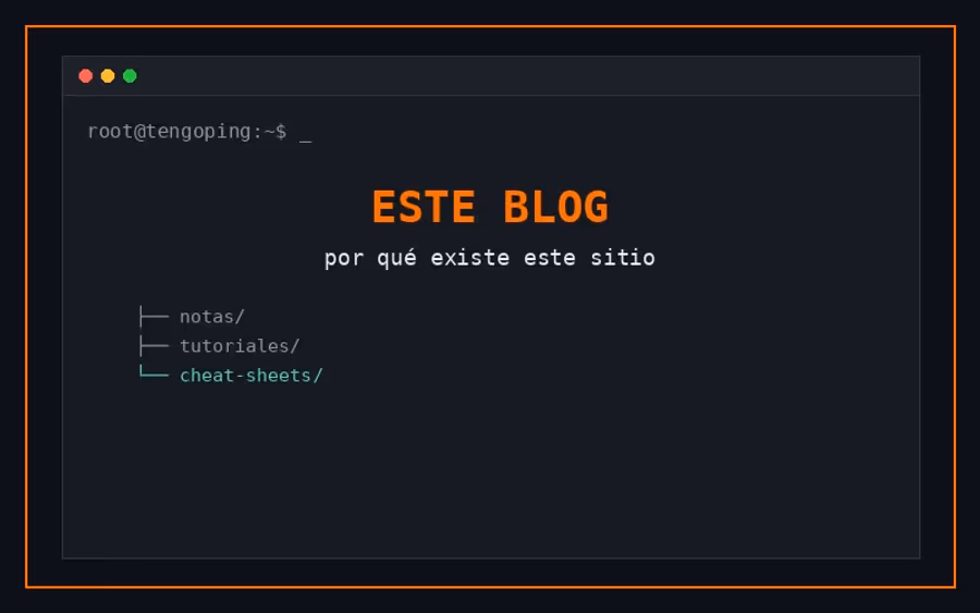 ¿Por qué este blog?