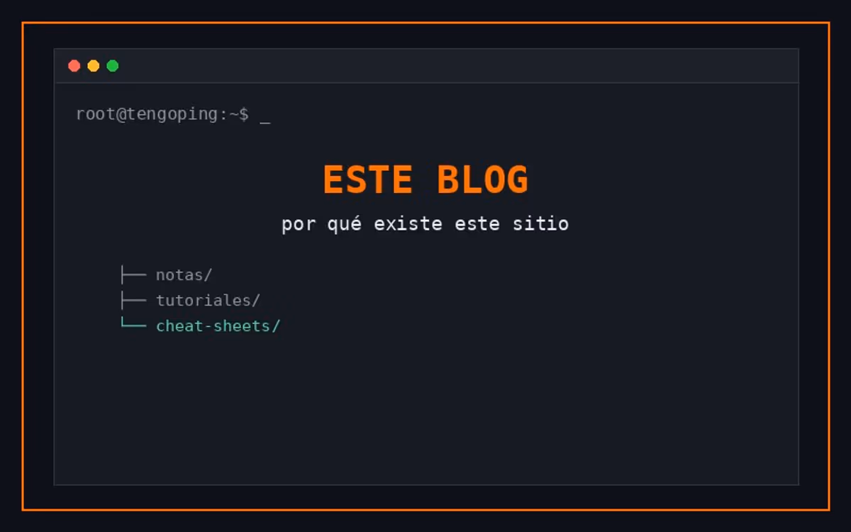 ¿Por qué este blog?
